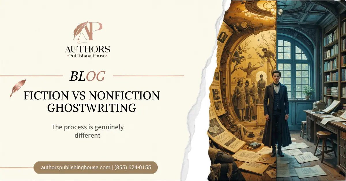 fiction vs nonfiction ghostwriting process comparison