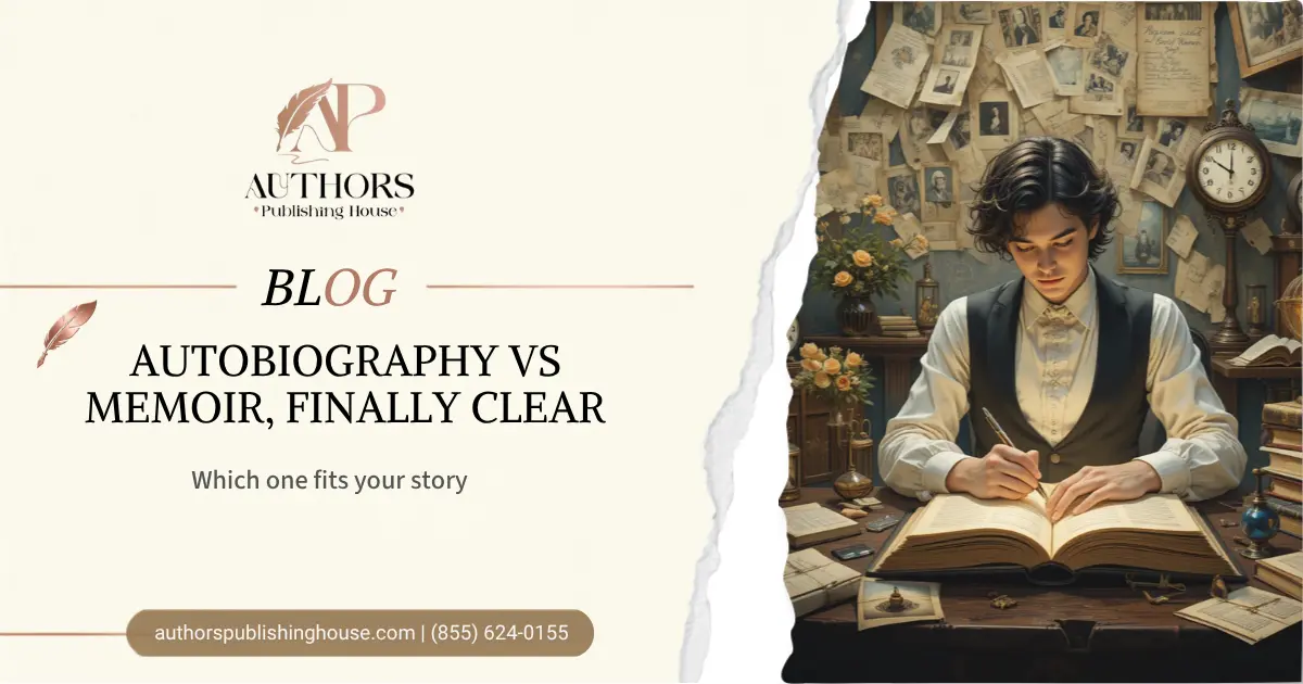Autobiography vs Memoir, Finally Clear