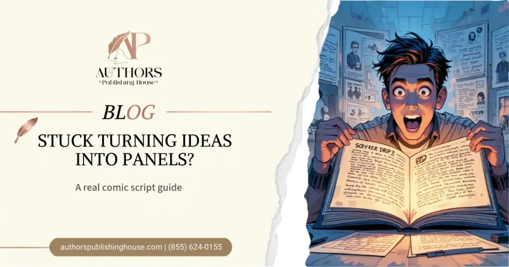 how to write a comic script format guide